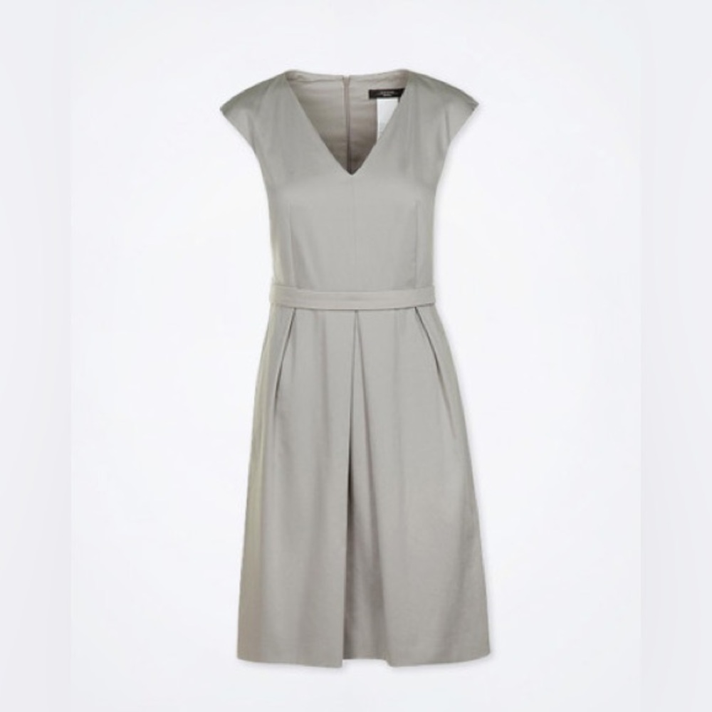 Weekend Max Mara Light Gray Midi Dress